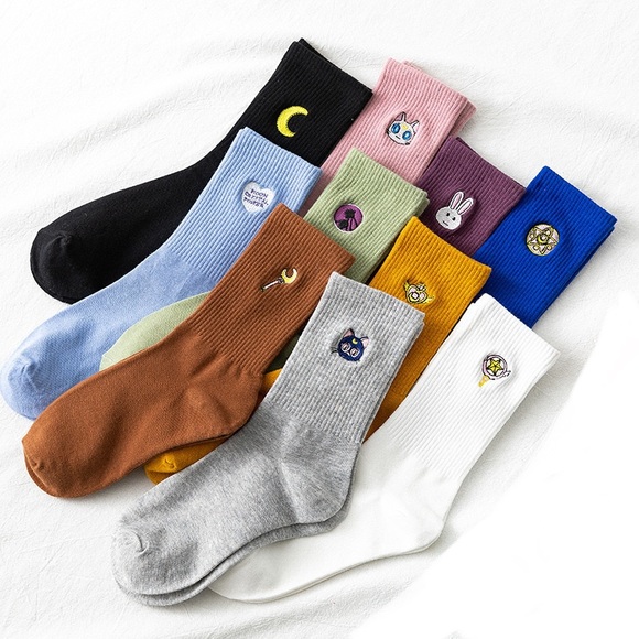 10 Pairs Salior Moon Socks 🌙 - Picture 1 of 5